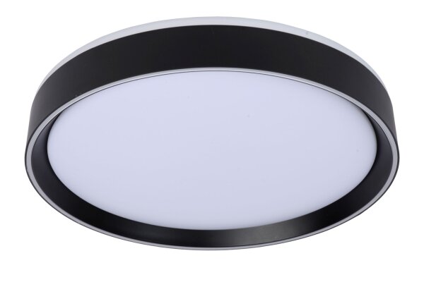 LED Deckenlampe dimmbar blendarm Schwarz 2700K Ø40 cm