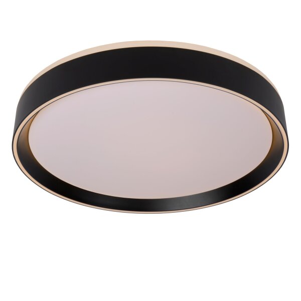 LED Deckenlampe dimmbar blendarm Schwarz 2700K Ø40 cm