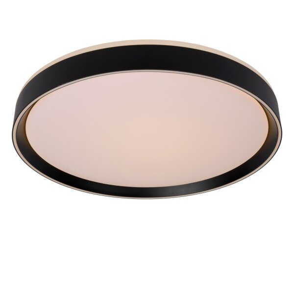 LED Deckenlampe dimmbar blendarm Schwarz 2700K Ø50 cm