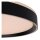 LED Deckenlampe dimmbar blendarm Schwarz 2700K Ø50 cm