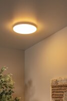 LED Deckenlampe Opalweiß CCT 3000-6500K IP44...