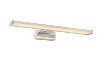LED Spiegelleuchte Aluminium Chrom 3000K IP44 B:60 cm