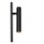 LED Stehlampe schwenkbar Touchdimmer Schwarz 3000K