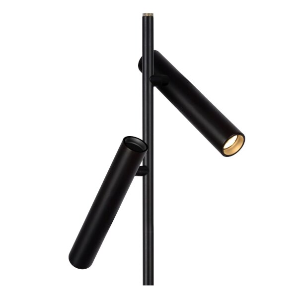 LED Stehleuchte schwenkbar Touch Schwarz 3000K 140 cm