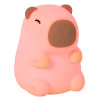LED Nachtlicht Akku Capybara dimmbar RGB 2100K 11,6 cm