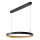 LED Pendelleuchte Schwarz Ring CCT 2200-3000K L:80 cm