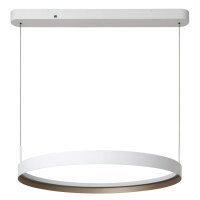 LED Pendelleuchte Weiß Ring CCT 2200-3000K...