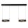 LED Pendelleuchte Alu Schwarz 2-flammig 2200-3000K