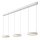 LED Pendelleuchte Alu Weiß 3-flammig 2200-3000K