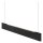 LED Hängelampe Up Down Metall Schwarz 2700K L:119 cm