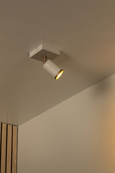 Deckenleuchte flexibel Aluminium Taupe GU10 B:10 cm