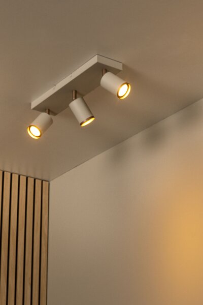 Deckenleuchte schwenkbar drehbar Alu Taupe GU10 L:40 cm