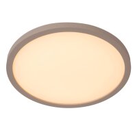 LED Deckenleuchte Taupe CCT 2200-3000K IP44 Ø30 cm