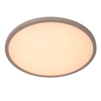 LED Deckenlampe blendarm Taupe 2200-3000K IP44 Ø40 cm