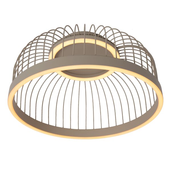 LED Deckenlampe dimmbar Taupe CCT 2200-4000K Ø39 cm