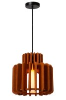 Pendelleuchte Filz Glas Terrakotta E27 &Oslash;31 cm modern