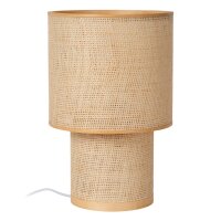 Tischlampe blendarm Bambus Natur E27 H:31 cm modern
