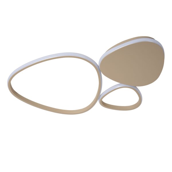 LED Deckenleuchte Taupe CCT 2700-4000K L:62 cm modern