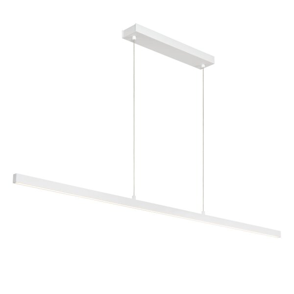 LED Hängelampe Weiß Aluminium 2700K L:147,7 cm