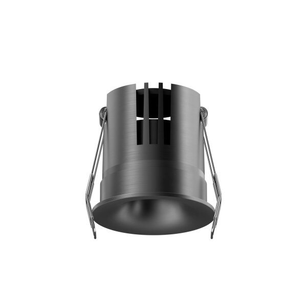 LED Einbaustrahler Schwarz-Chrom 2700-4000K Ø6 cm rund
