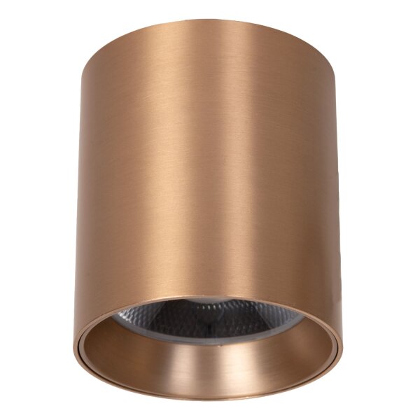 LED Deckenstrahler Champagner 2700-4000K H:9 cm rund