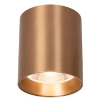 LED Deckenstrahler Champagner 2700-4000K H:9 cm rund