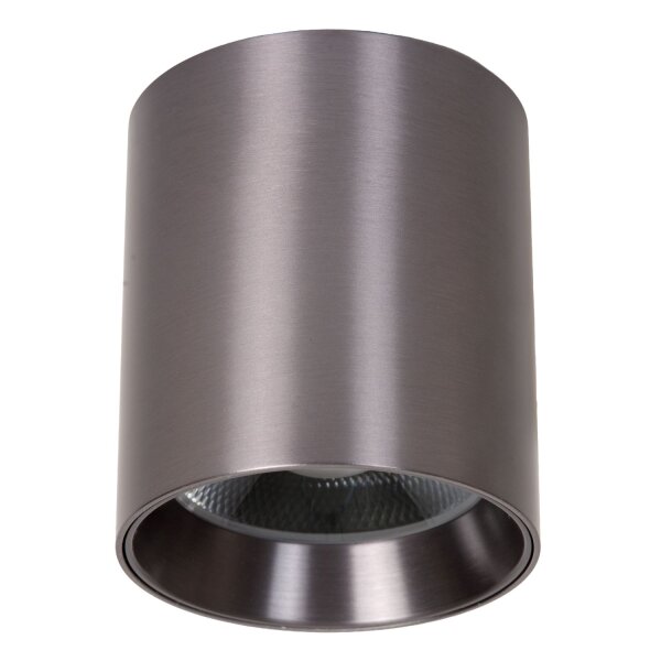 LED Deckenspot Schwarz-Chrom CCT 2700-4000K B:8 cm rund