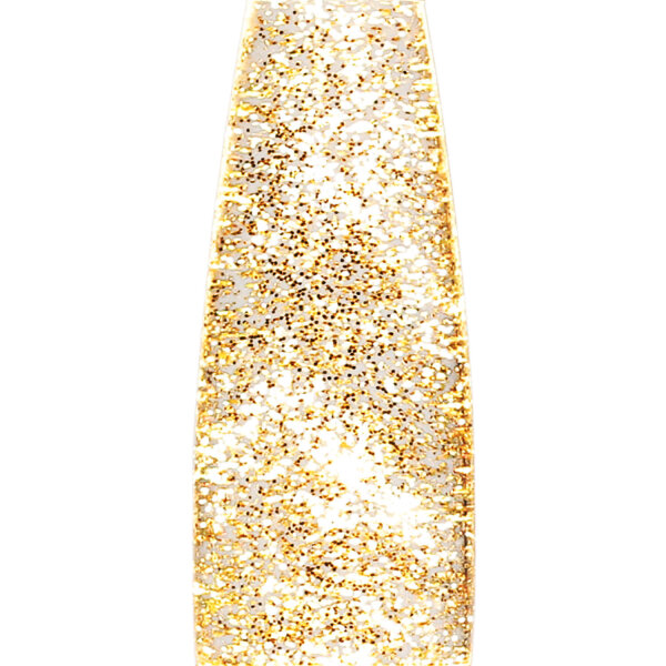 Lavalampe Glitter in Silber Gold 40 cm G9 Retro ROXY