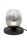 LED Tischleuchte Metall Rauchglas 3000K Ø15 cm rund
