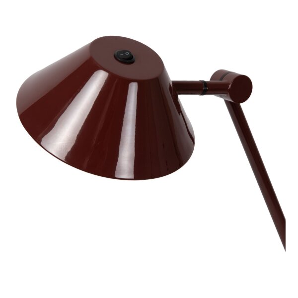 LED Tischlampe flexibel Bordeaux 3000K 46,5 cm