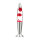 Auffallende Lavalampe Rot Transparent H:36cm TIMMY