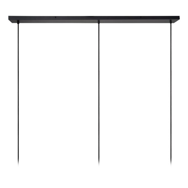 Hängelampe verstellbar Bambus Holz E27 L:141 cm