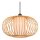 Hängelampe verstellbar Bambus Holz E27 L:84,5 cm rund