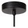 Pendelleuchte Bambus Holz Schwarz E27 Ø45 cm rund