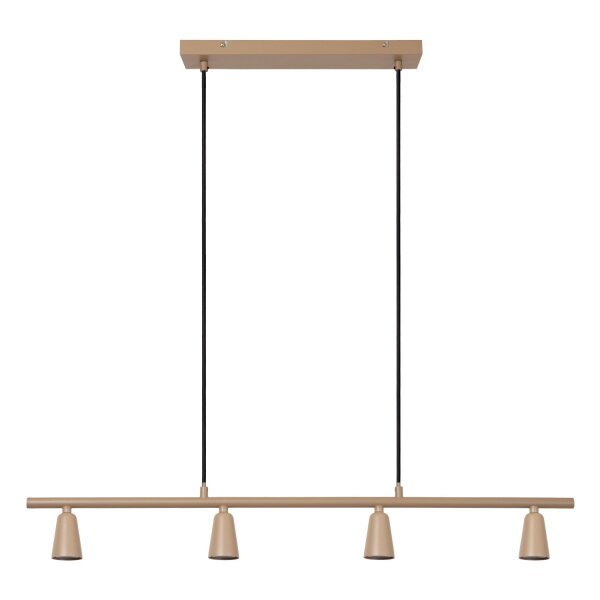 Hängelampe verstellbar Taupe Schwarz GU10 L:95 cm