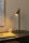 Tischlampe flexibel Schwarz Champagner GU10 H:46 cm