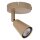 Deckenlampe verstellbar Metall Taupe GU10 L:14 cm