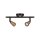 Deckenleuchte verstellbar Schwarz Champagner GU10 36 cm