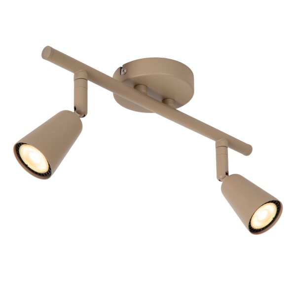 Deckenspot schwenkbar verstellbar Taupe GU10 H:14 cm