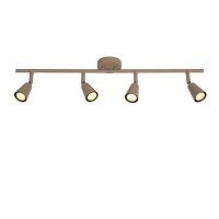 Deckenstrahler verstellbar Metall Taupe GU10 L:76 cm