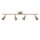Deckenstrahler verstellbar Metall Taupe GU10 L:76 cm
