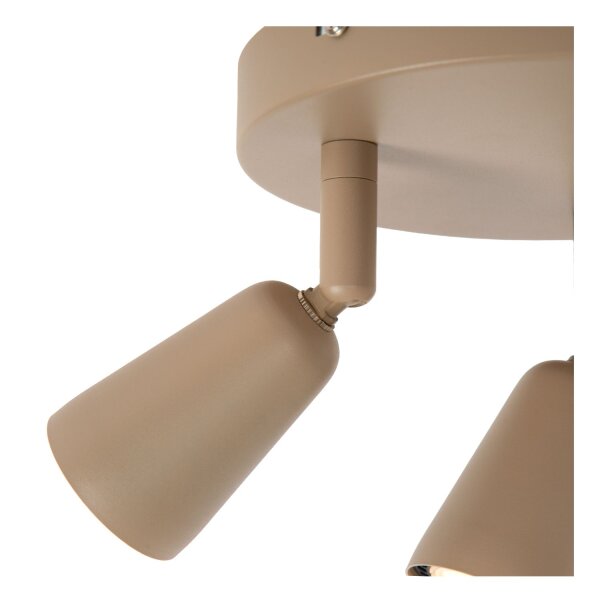 Deckenstrahler flexibel Metall Taupe GU10 B:24,5 cm