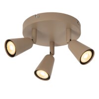 Deckenstrahler flexibel Metall Taupe GU10 B:24,5 cm