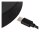 LED Stehlampe Akku Touchdimmer Schwarz USB 2700K 138 cm