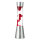 Runde Lavalampe Rot 39cm hoch Stimmungslicht SANDRO