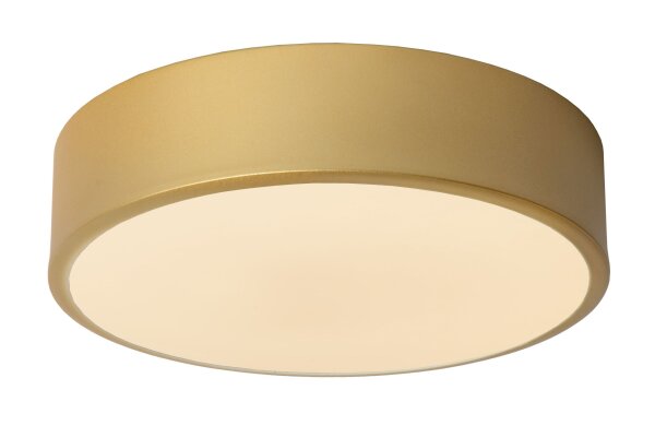 LED Deckenlampe dimmbar blendarm Messing 2700K Ø20 cm