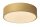 LED Deckenlampe dimmbar blendarm Messing 2700K Ø20 cm