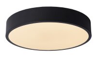 LED Deckenlampe dimmbar blendarm Schwarz 2700K &Oslash;30 cm