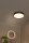 LED Deckenlampe dimmbar blendarm Schwarz 2700K Ø30 cm