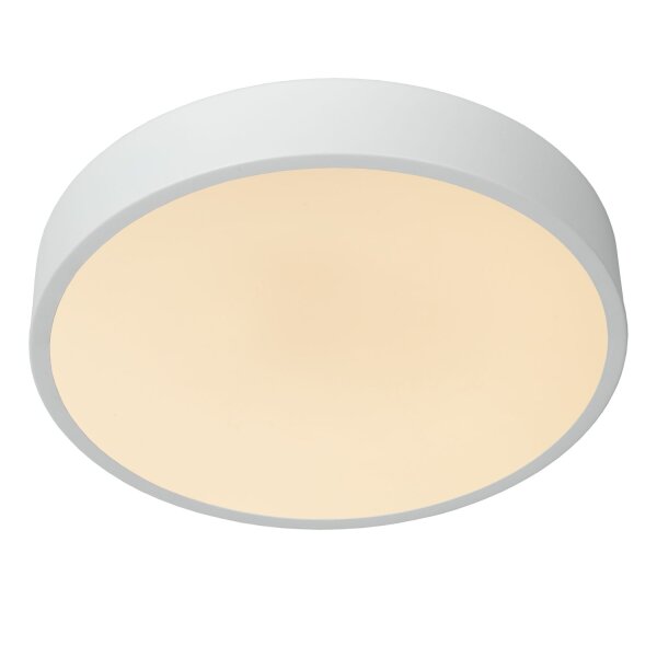 LED Deckenlampe dimmbar blendarm Metall Weiß 2700K